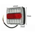 thumbnail image 5 of 2Pcs Rear Submersible Trailer Tail Lights Kit Boat Marker Truck Waterproof Campers Trailer Taillights, 5 of 5