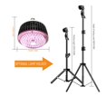 thumbnail image 3 of Garden Tools Grow Light Full LED Light For Indoor Plants Height Adjustable Growing Lamp With Auto On Dimmable Brightness, 3 of 9