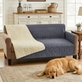 thumbnail image 4 of Housse de Canapé Imperméable pour Animaux, Coussin de Sofa Antidérapant, Couverture pour Animaux Lavable et Réversible pour Chiens et Chats, Protection des Meubles contre les Poils, les Égratignures et les Taches, 4 of 6