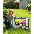 thumbnail image 6 of Mini Greenhouse Indoor Outdoor, 22.6*16.9*12.8 Inch Portable Tabletop Plant Greenhouse for Plant Growth and Seedling Propagation, Small Greenhouses for Garden Balcony Windowsill Home Use, 6 of 10
