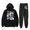 blackblack, variant on Russ Tour 2025 Merch Hoodie and SWEATPANTS set pop print Unisex Casual Street Clothing