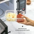 thumbnail image 6 of JoyJolt 2-Sectional Food Prep Storage Containers - Set of 5 - Grey, 6 of 6