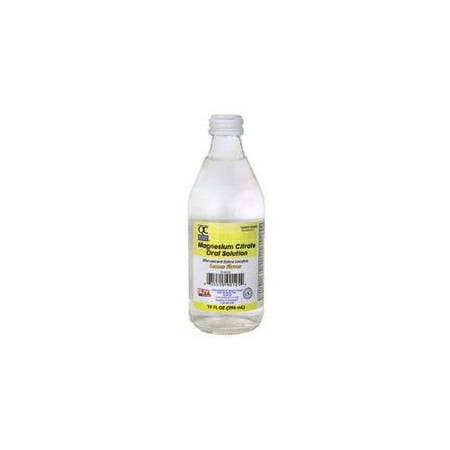Liquid Magnesium Blend - Quality Choice Magnesium Citrate Oral Solution - Lemon Flavor 10 fl oz Liquid