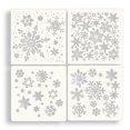 thumbnail image 2 of Luckky Christmas Snowflake Stencil Template,Reusable Plastic Craft Drawing Painting Stencil Journal Template for Window Glass Wall Door Card Scrapbook Holiday Xmas Snow Flake Art DIY Project, 2 of 8