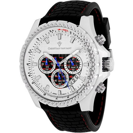 Christian Van Sant Men's Sport Retrograde Watch Quartz Mineral Crystal CV5120