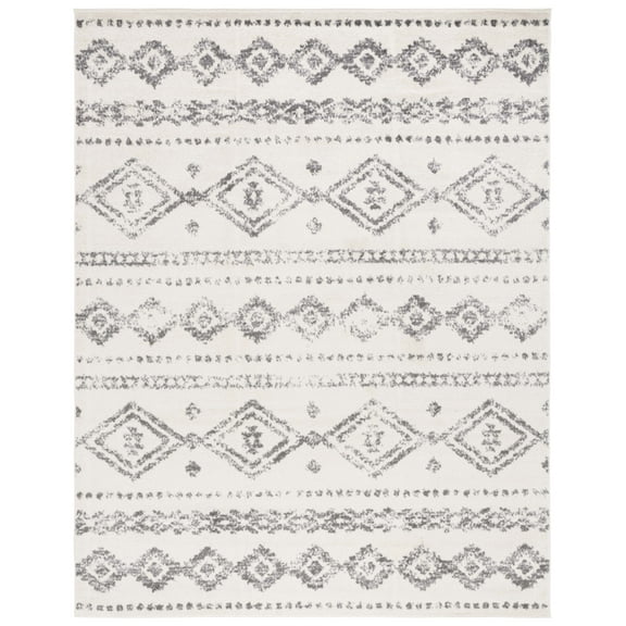 SAFAVIEH Tulum Tobias Oriental Area Rug, Ivory/Grey, 8' x 10'