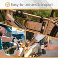 thumbnail image 4 of Via Velo Folding Bike Lock Set 6-in-1 Heavy-Duty Bike Lock with Bike Cable & Same Key System, 2 Pack, 4 of 9
