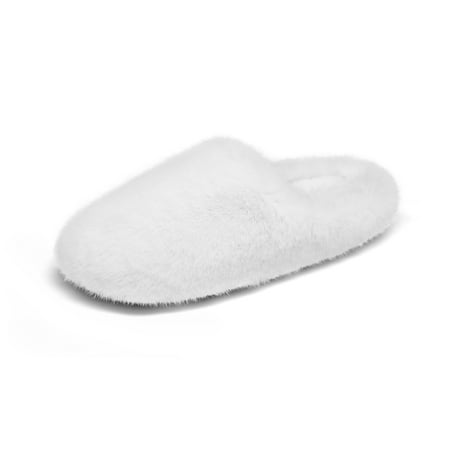 

DREAM PAIRS Plush Fuzzy Slippers For Women Slip on Indoor Winter House Slippers Women s Bedroom Slippers Shoes GEROLDY CREAM Size 6