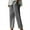 A GY2, variant on Womens Pants Casual Linen Pants Home Wear Striped Solid Lightweight Spring Summer Trousers Relaxed Fit Blue XXXL