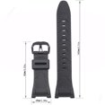 thumbnail image 4 of Correa de resina adecuada para Casio Prg 60 Prg 50 Pro Trek Correa de repuesto impermeable para hombre Accesorios de reloj, 4 of 5