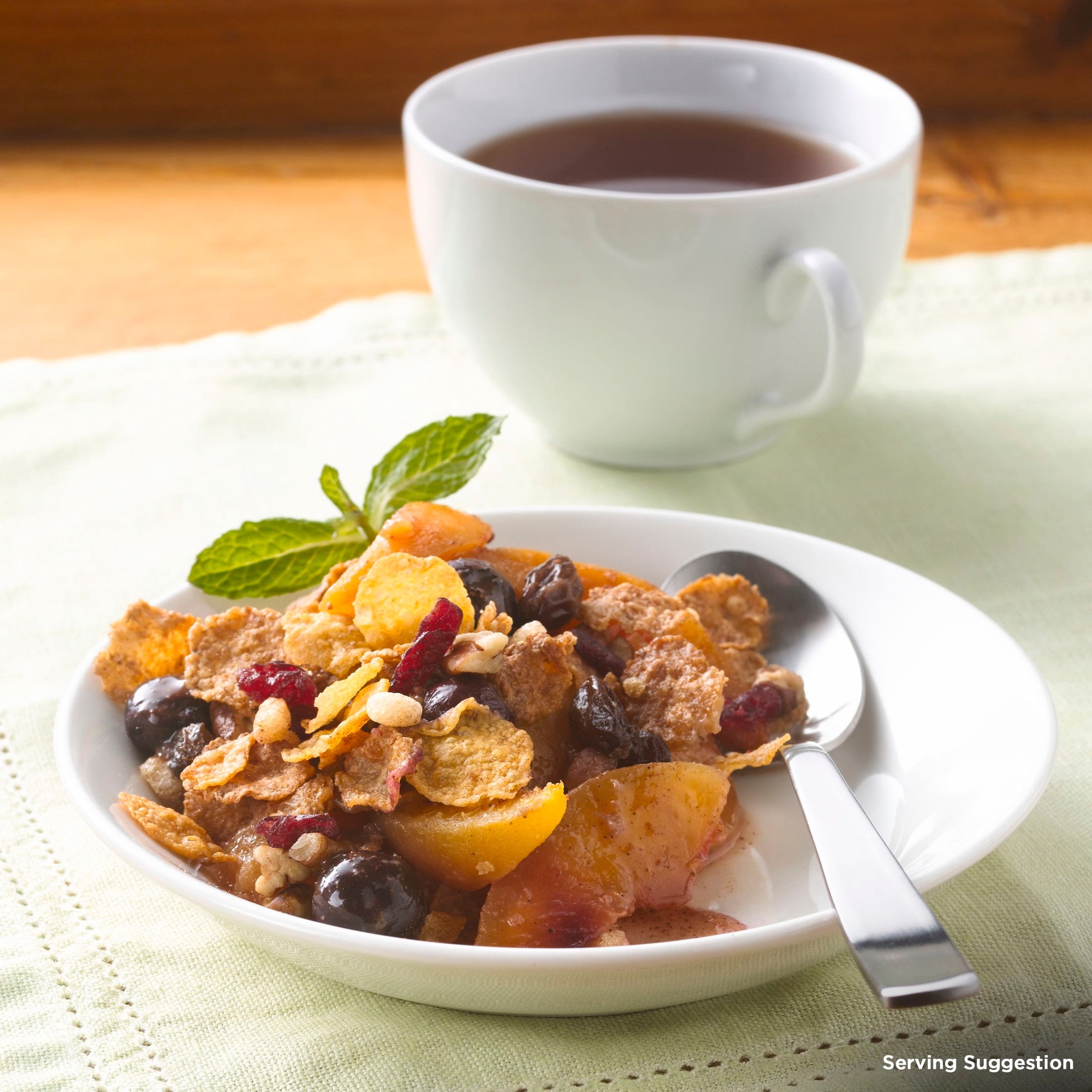 Basic 4 Heart Healthy Cereal, Fruit and Nut Fiber Cereal with Whole Grain, 19.8 oz