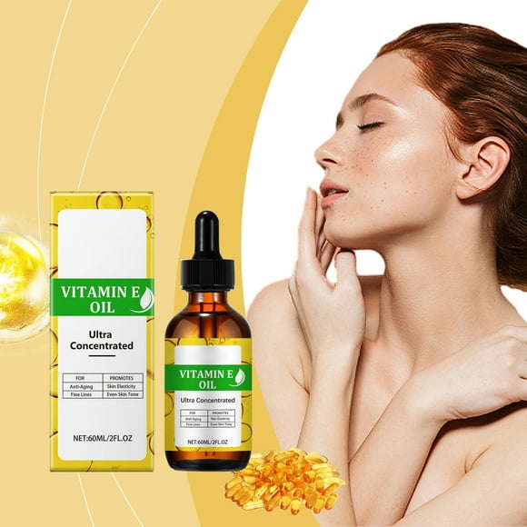 Sales Today Clearance! Vitamin E Oil Vitamin E Essentialy Oil 60ml Vitamin E Oil Organics For Cosmetics Antiwrinkle Antiageing Natural Pures Vitamin E Oil For Skin Face Hair Nail Deal of the Day!