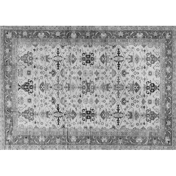 Ahgly Company Indoor Rectangle Oriental Gray Traditional Area Rugs, 2' x 3'