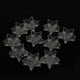 thumbnail image 5 of Paquete de 10 vasos de plástico transparentes con forma de estrella, contenedores de cera para velas, molde para velas vacías para decoración de Macarena Portacandelitas, 5 of 8