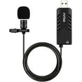 thumbnail image 2 of USB Lavalier Microphone, Clip-on Cardioid Condenser Computer mic Plug and Play USB Lapel Microphone with Sound Card for PC and Mac-K053, 2 of 5