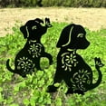 thumbnail image 4 of JZROCKER 1/2Pcs Metal Dog Garden Decors Garden Decors Sculpture Metal Dog, 4 of 10