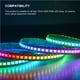 thumbnail image 3 of Bearachild 10 Uds. Conector de barra LED RGB de 4 pines y 10mm conector inalámbrico sin costuras sin soldadura para tira de LED Multicolor 5050 Iluminación navideña Bearachild HA013884-00, 3 of 6