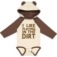 thumbnail image 3 of Inktastic I Like Playing in the Dirt Boys or Girls Long Sleeve Baby Bodysuit, 3 of 5