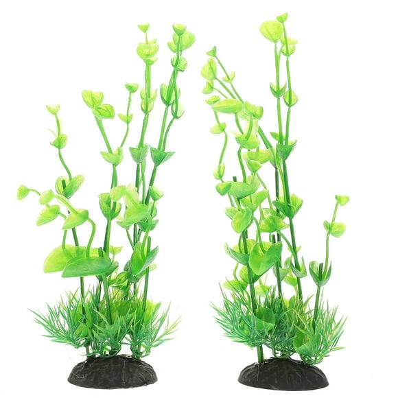 2Pcs Fish Tank Decorations Small Fish Plants for Aquarium Aquatic Plants Aquarium Plant Decorations