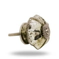 thumbnail image 2 of Set of Six Mirror Melon Glass Knobs, 2 of 7