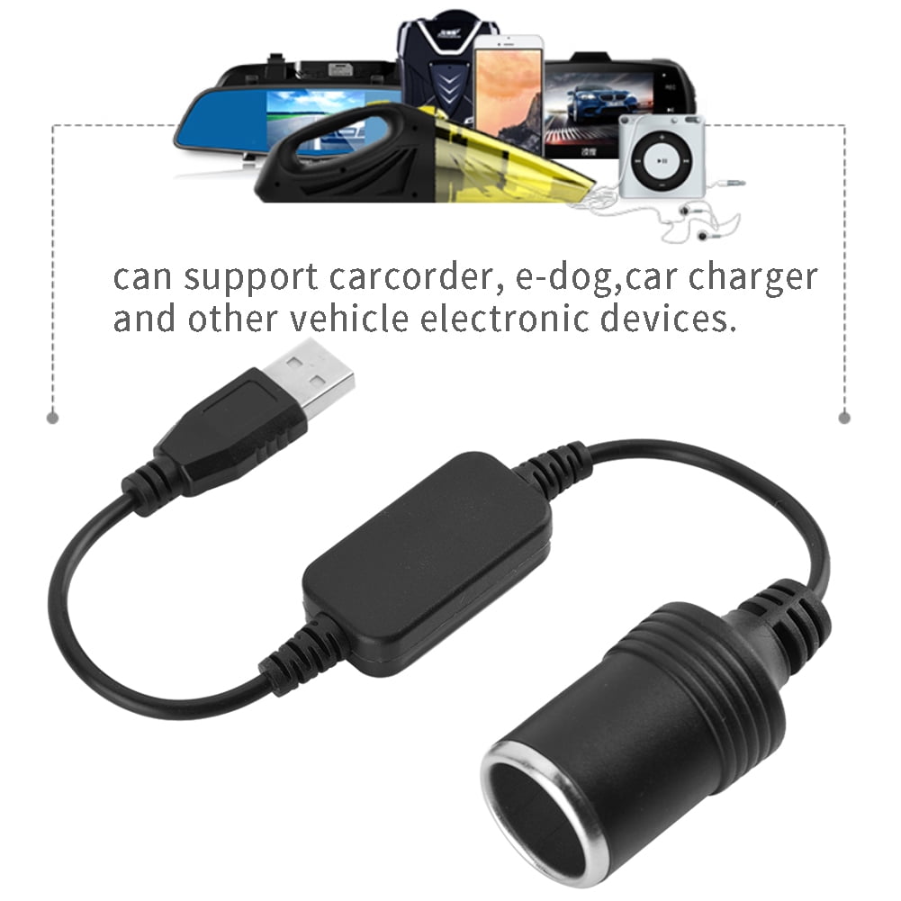 usb to 12v car adapter