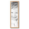 thumbnail image 2 of ArtToFrames 8x27" Gold And Stained Brown Picture Frame, Gold Wood Poster Frame, with Regular Acrylic and 2 (FBPL-4766), 2 of 7