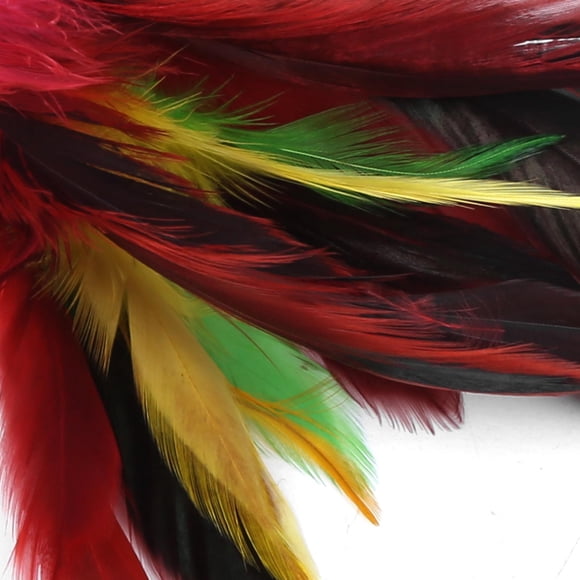 Foot Kick Shuttlecock, 5 Pcs Volant à Plumes Coloré Léger, Base en Caoutchouc pour Débutants Amateurs de Volants