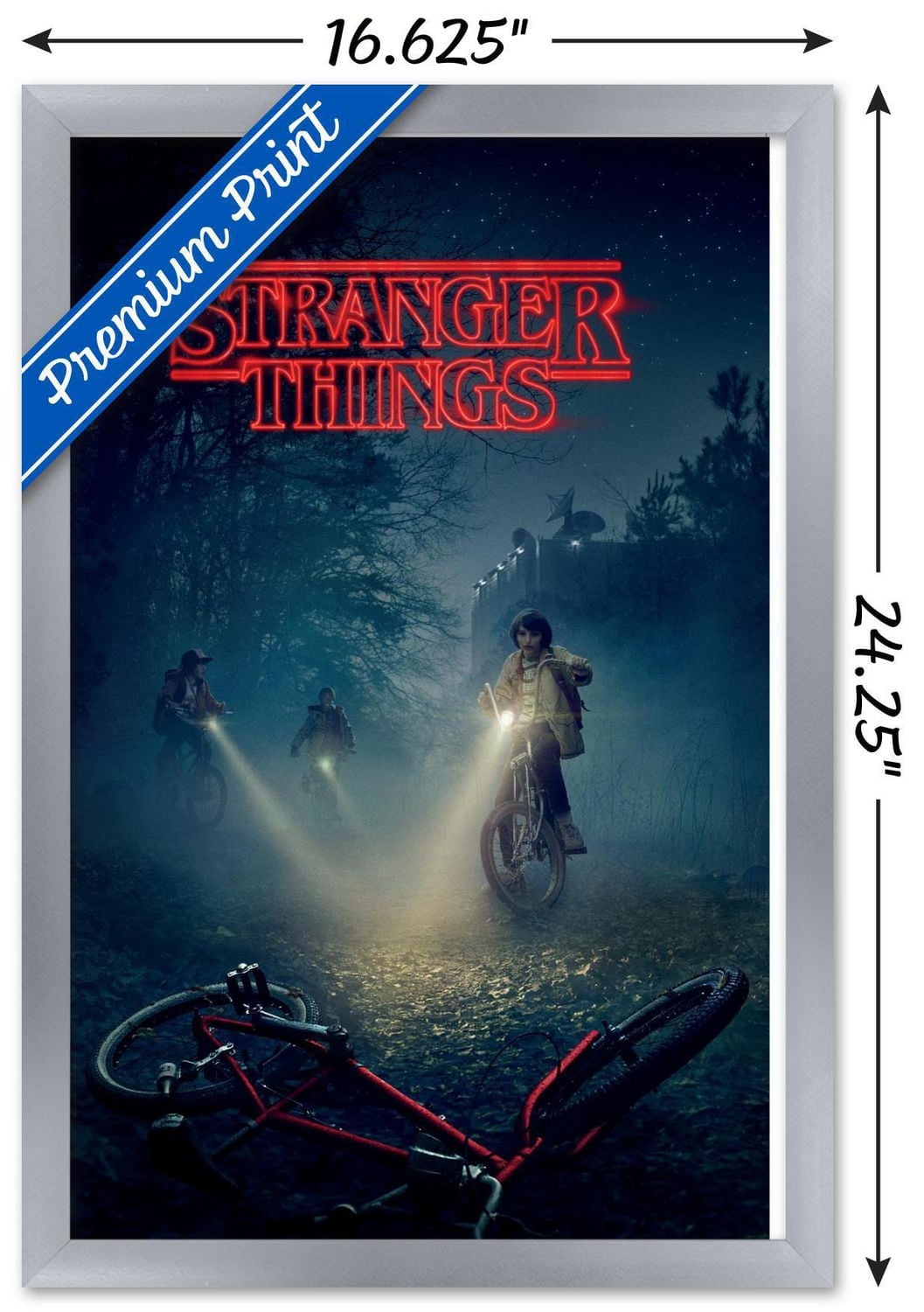 Netflix Stranger Things - Bikes Wall Poster, 22.375" x 34"