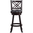 thumbnail image 4 of Boraam Porto 29" Swivel Bar Stool, Set of 2, Merlot, 4 of 6