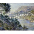thumbnail image 2 of Monet, Claude 24x20 Black Ornate Wood Framed with Double Matting Museum Art Print Titled - A View of Cape Martin, Monte Carlo, 2 of 4