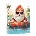 thumbnail image 2 of Gnome Lifebuoy Ring Binder Notebook Journey Note Diary College Ruled Spiral Notebook Study Loose Leaf Paper A5 60 Pages, 2 of 8