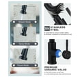 thumbnail image 6 of Wowow Single Handle Pull-Down Sprayer Kitchen Faucet with Soap Dispenser in Oil Rubbed Bronze, 6 of 7