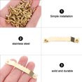 thumbnail image 4 of Shisuyan Photo Frame Hardware Yellow 100Pcs 2.1Inx0.3In Prevent Sliding, 4 of 8