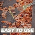 thumbnail image 3 of SHOWERORO Lightweight Silver Metal Leaf Rake for Gardening and Yard Maintenance, 3 of 8