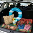 thumbnail image 2 of HUISEFOR Christmas Tree Car Trunk Mat 29" x 39" Non-Slip Anti-Scratch Cargo Mat Rear Trunk Liner Full Protection Vehicle Interior Accessories Suitable for Most Cars SUV, 2 of 7