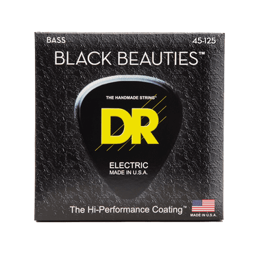 DR Strings Black Beauties BKB5-45 Medium 5-String 45-125