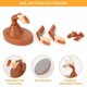 thumbnail image 1 of ZHAOCHENG Dedos de práctica Mystery Nail Art para uñas acrílicas con base desmontable y 100 uñas, kits de 3 dedos falsos ajustables para entrenamiento en arte de uñas a mano, 1 of 5
