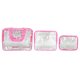 thumbnail image 1 of Bolsas de viaje transparentes BuyWeek 3 piezas de PVC, 1 of 14