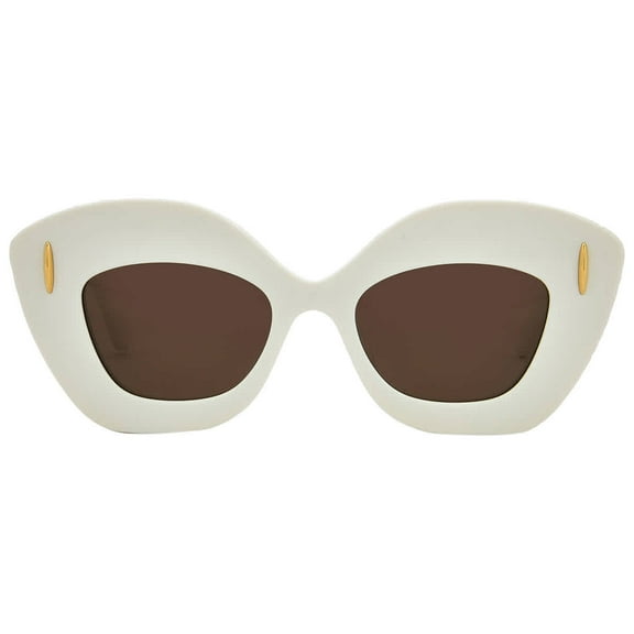 Loewe Brown Cat Eye Ladies Sunglasses LW40127I 25E 48
