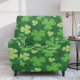 thumbnail image 2 of HELLHERO 4 Pcs Clover Pattern Recliner Chair Slipcover, Anti Scratch Recliner Chair Covers High Elastic Soft Recliner Slipcovers for Home Living Room, 2 of 8