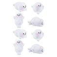 thumbnail image 2 of 8pcs Cute Mini Seal Figurines For Micro Garden Small Resin Sea Animal Tiny Animal Figures Miniature Seal Statues Ornaments, 2 of 4