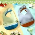 thumbnail image 6 of Lsupdaol Silicone Bibs Waterproof Silicone Baby Bibs Soft Adjustable Baby Feeding Unisex Kid Eating Supplies, 6 of 7