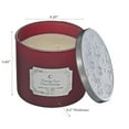 thumbnail image 2 of Christmas 14Oz 3 Wick Jar Candle Cranberry Cassis, 2 of 4