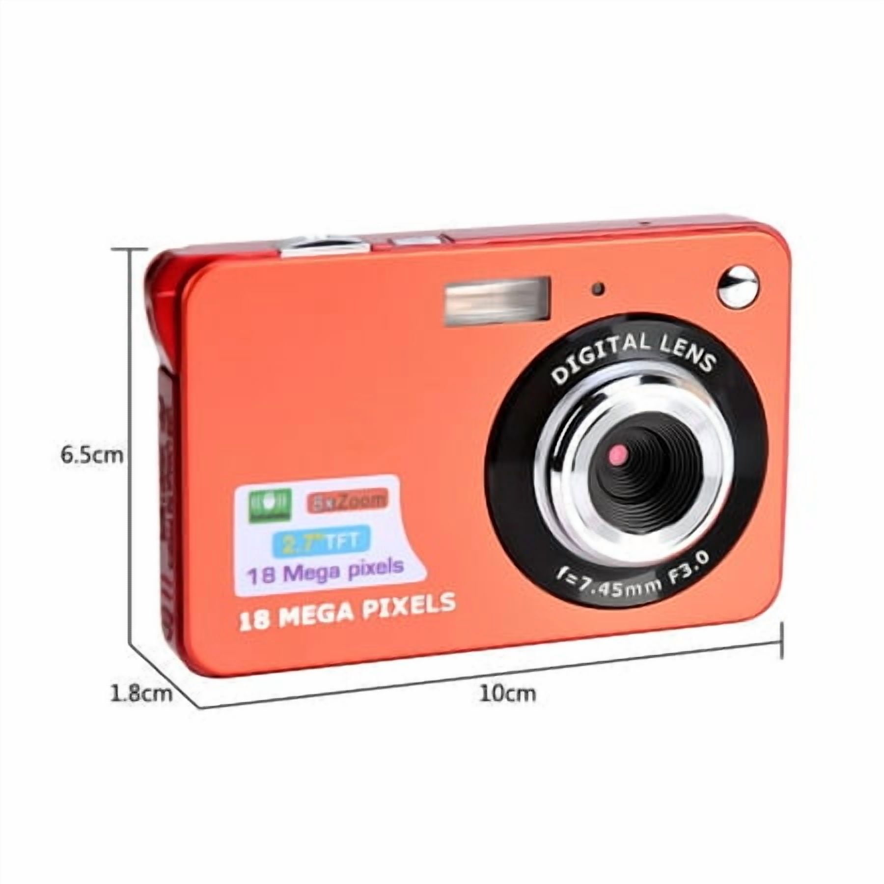 Portable Lightweight Mini Digital Camera 18MP, 2.7 Inch LCD Screen