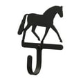 thumbnail image 1 of Dressage Horse Wall Hook Small - Black, 1 of 1