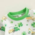 thumbnail image 6 of mgoYE Baby Boy Clothes 12 Months St Patricks Day Baby Boy Girl Outfit Cute Shamrock Sweatshirt Elastic Drawstring Long Pants Infant Spring Clothes(Green,18-24 Months), 6 of 9