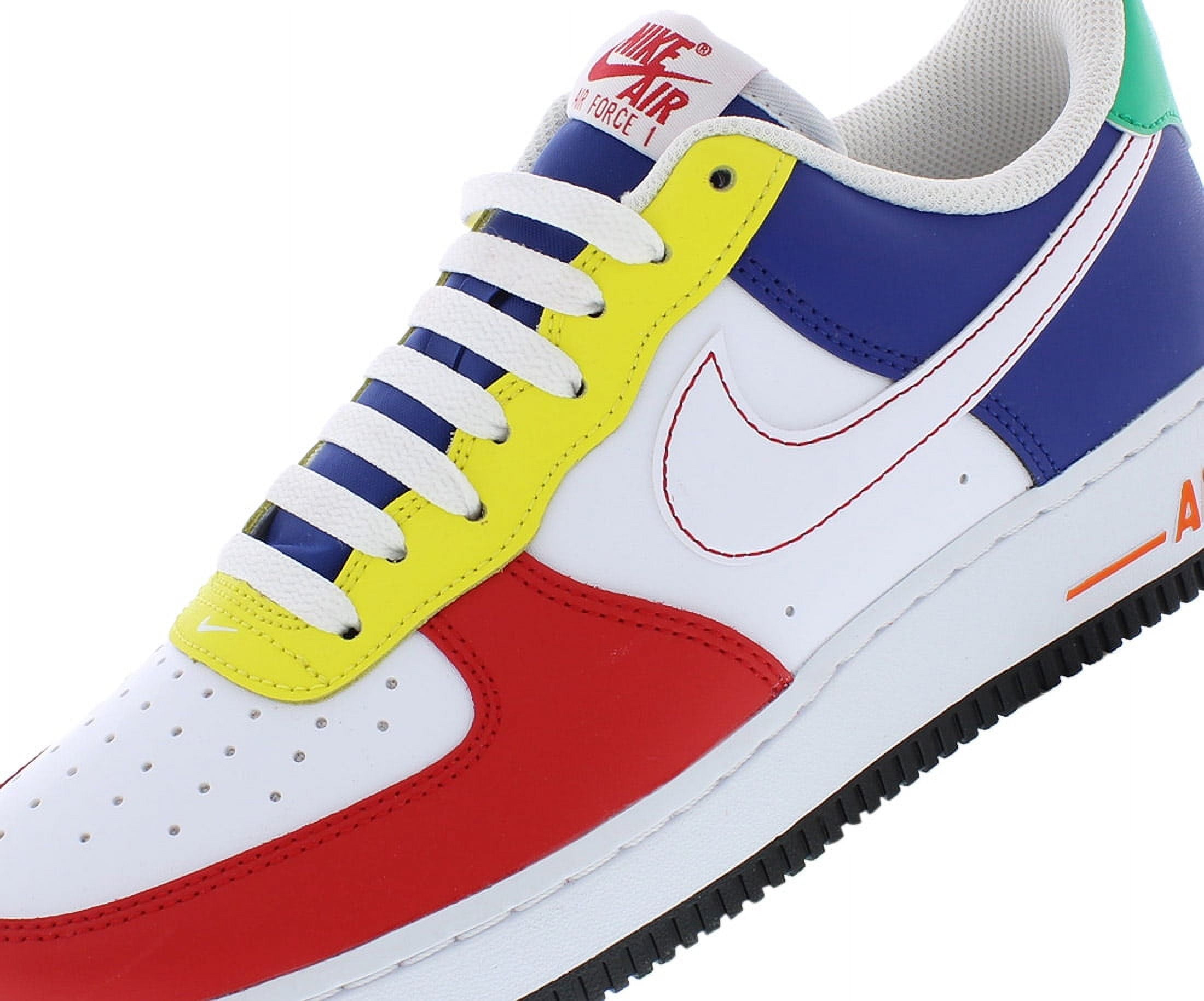 air force 1 red blue yellow