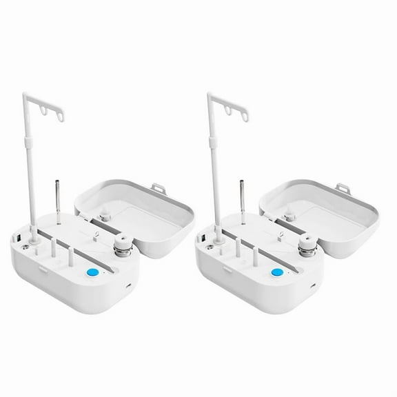 2X Automatic Bobbin Winder with Auto Stopper, Large Spool Thread Holder for Sewing Machine Thread Winding Use