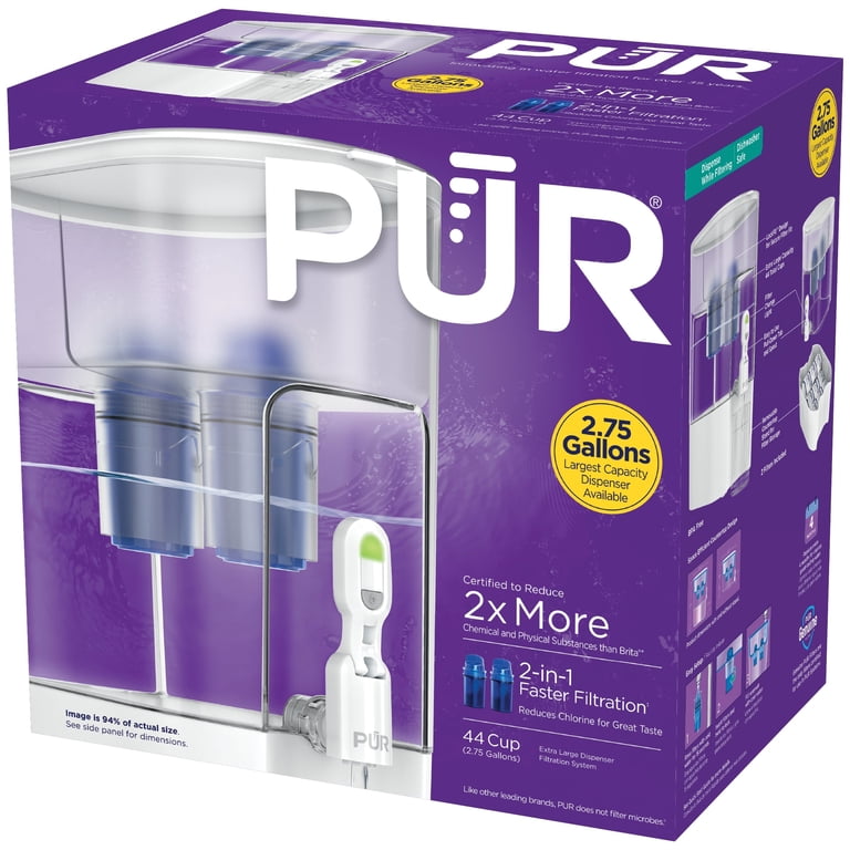 Free Shipping! Pur XL 44 Cup Dispenser Water Filtration System