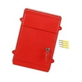 thumbnail image 5 of Guardoinrt Boîte aux Lettres Murale Arrière Creuse Verrouillable pour Extérieur Rouge, 5 of 5